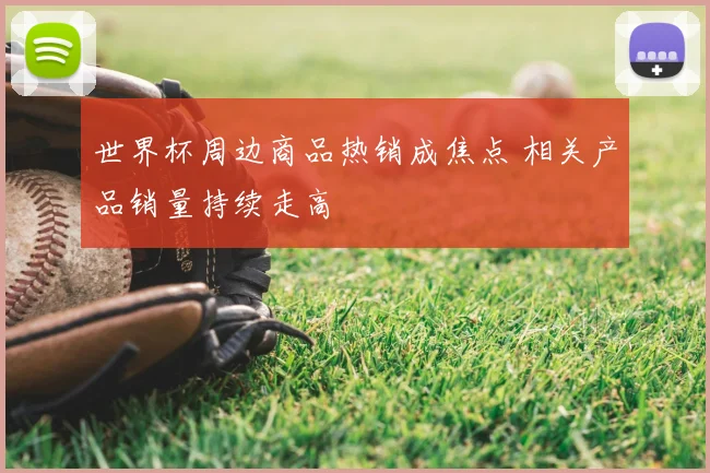 世界杯周边商品热销成焦点 相关产品销量持续走高